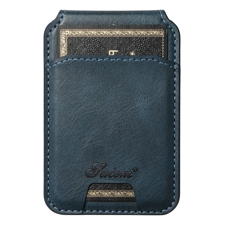SUTENI H15 For Google Pixel 7 Pro 5G Case Card Holder Detachable Magnetic Back Phone Cover - Blue