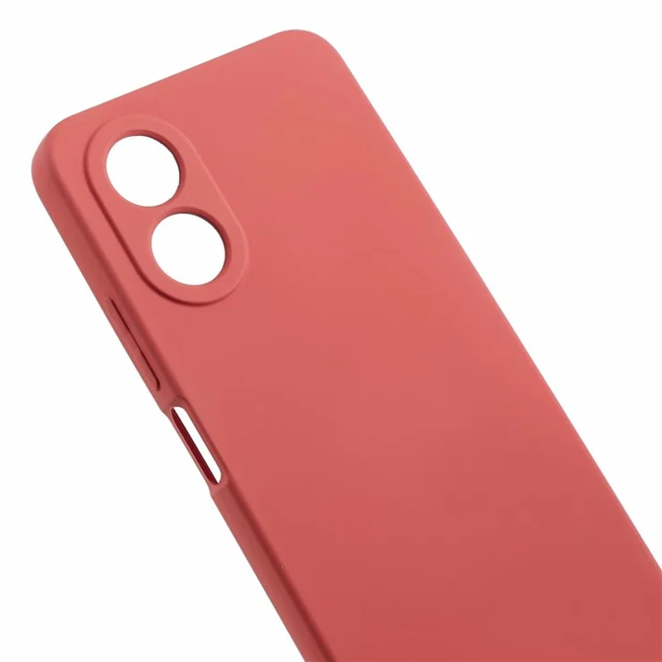 For Oppo A38 4G / A18 4G Case Fiber Lining Inside TPU Phone Cover - Hawthorn Red