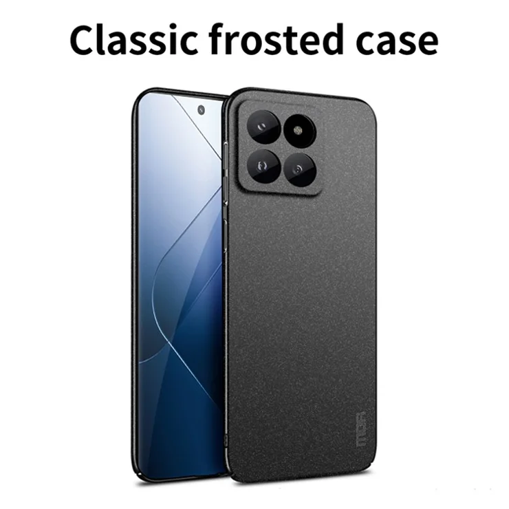 MOFI Shield Matte Series For Xiaomi 14 Pro Case Hard PC Anti-scratch Phone Cover - Black