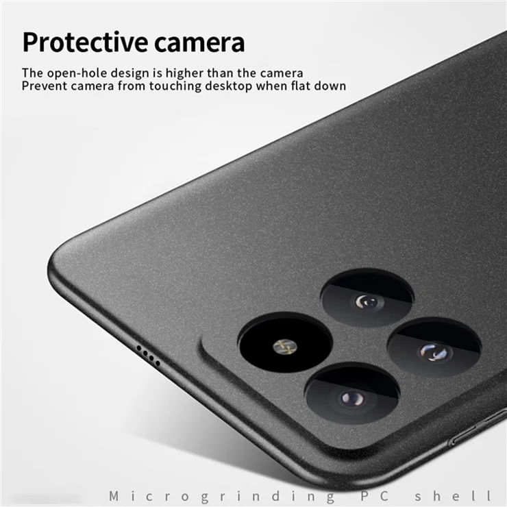 MOFI Shield Matte Series For Xiaomi 14 Pro Case Matte Hard PC Anti-scratch Phone Cover - Blue