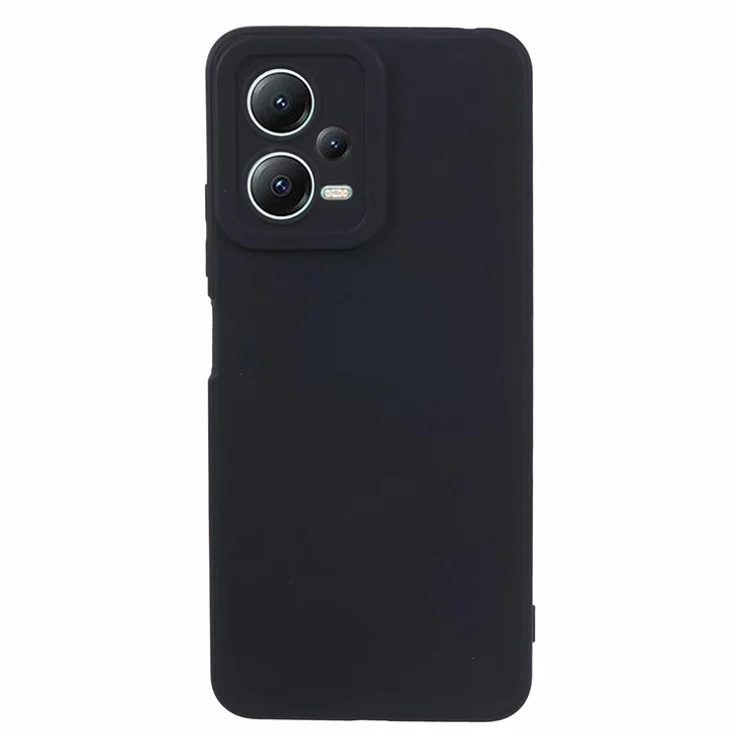 YX Series For Xiaomi Redmi Note 12 Pro 5G Phone Case Soft TPU Slim Back Cover (Precise Cutout) - Black