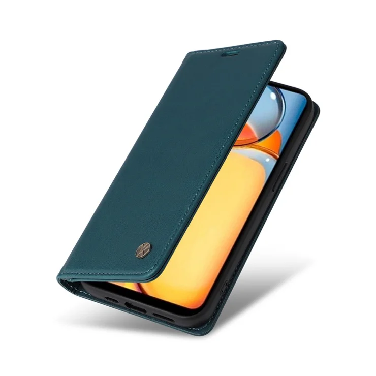 YIKATU YK-001 For Xiaomi Redmi 13C 4G / 13C 5G / 13R 5G / Poco M6 5G / Poco C65 4G Case Anti-Scratch Leather Flip Stand Phone Cover - Green