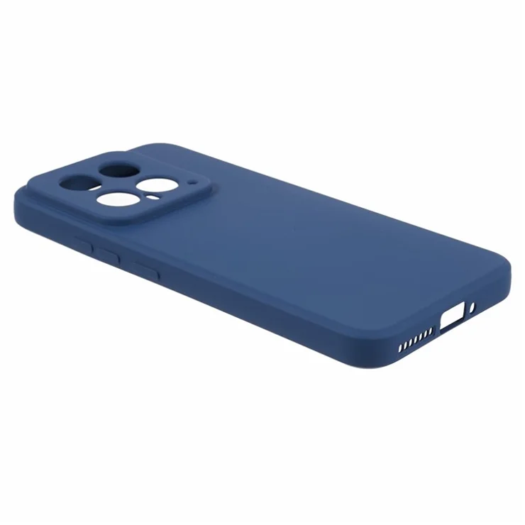 For Xiaomi 14 Case Fiber Lining Rubberized TPU Protective Phone Cover - Sapphire