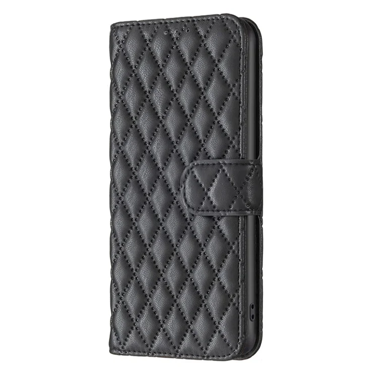 BINFEN COLOR BF Style-14 For TECNO Camon 20 4G / 20 Pro 4G Case PU Leather Anti-Drop Phone Cover - Black