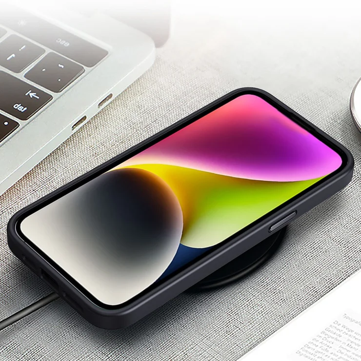 Funda para iPhone 15 Carcasa Protectora de TPU+PC Anti-Colisión