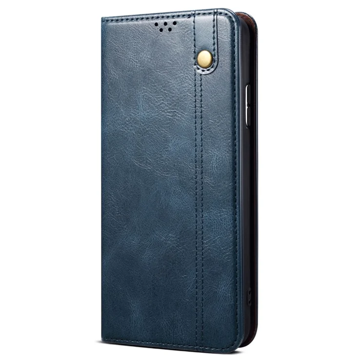 For Xiaomi Redmi 13C 4G / Poco C65 4G Cover PU Leather Anti-drop Stand Cell Phone Case - Blue