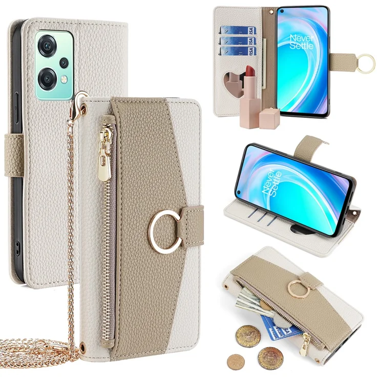 Étui Portefeuille Flip Cover Pour OnePlus Nord CE 2 5G - Fleur - Protection Complète