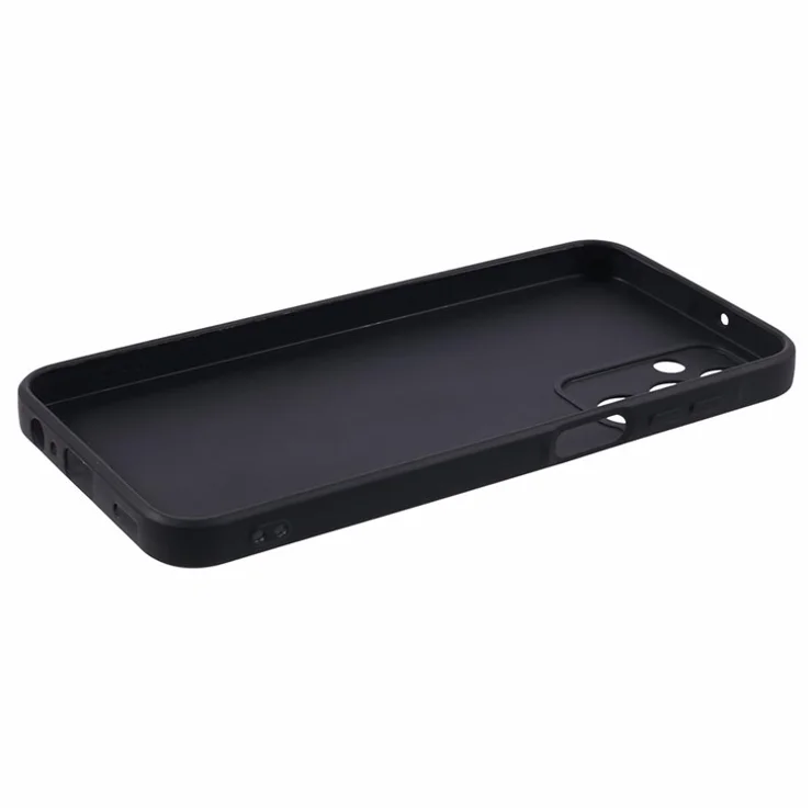 For Samsung Galaxy A15 5G Case Straight Edge Precise Cutout TPU Cover - Black