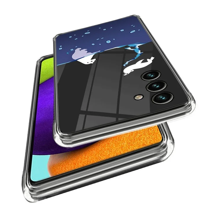 For Samsung Galaxy A35 5G Case Pattern Printed Design TPU Phone Cover - Polar Bear