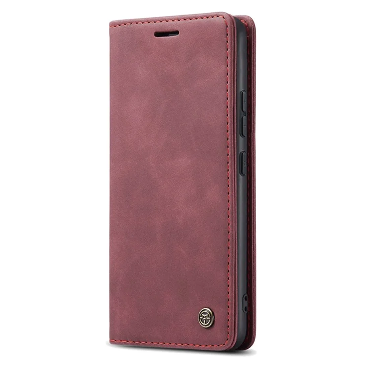 CASEME 013 Series For Xiaomi 13T / 13T Pro / Redmi K60 Ultra Case Leather Shockproof Stand Phone Cover - Red