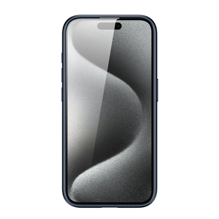 DUX DUCIS Rafi II Series for iPhone 15 Pro Max Magnetic Case Card Holder Kickstand Cover - Blue