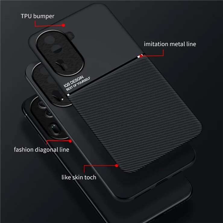 Phone Cover for Oppo Reno11 5G (Global) Back Case Works with Magnetic Car Mount - Red
