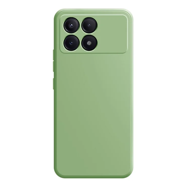 For Xiaomi Poco F6 Pro 5G / Redmi K70 5G / K70 Pro 5G Slim Case Straight Edge Anti-Drop TPU Phone Protector - Matcha Green