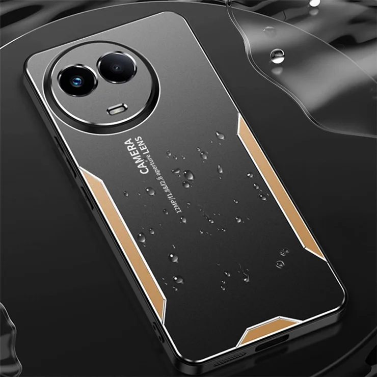 For Realme 11 5G (Global) Case Rugged Aluminium Alloy Phone Cover - Blue