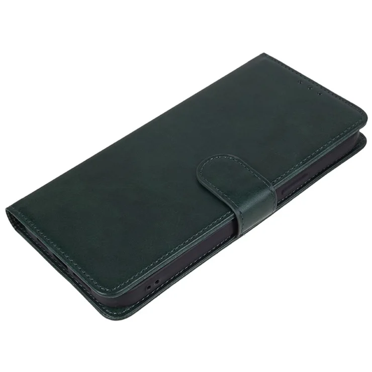 Cell Phone Cover for Motorola Moto G54 5G Case Slim-Fit PU Leather Wallet Stand Shell - Midnight Green