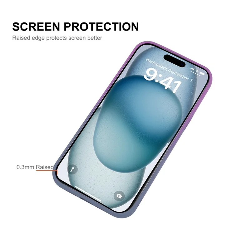 ENAKY HAT PRINCE For iPhone 14 Pro Silicone Phone Case Compatible with MagSafe - Orange+Yellow