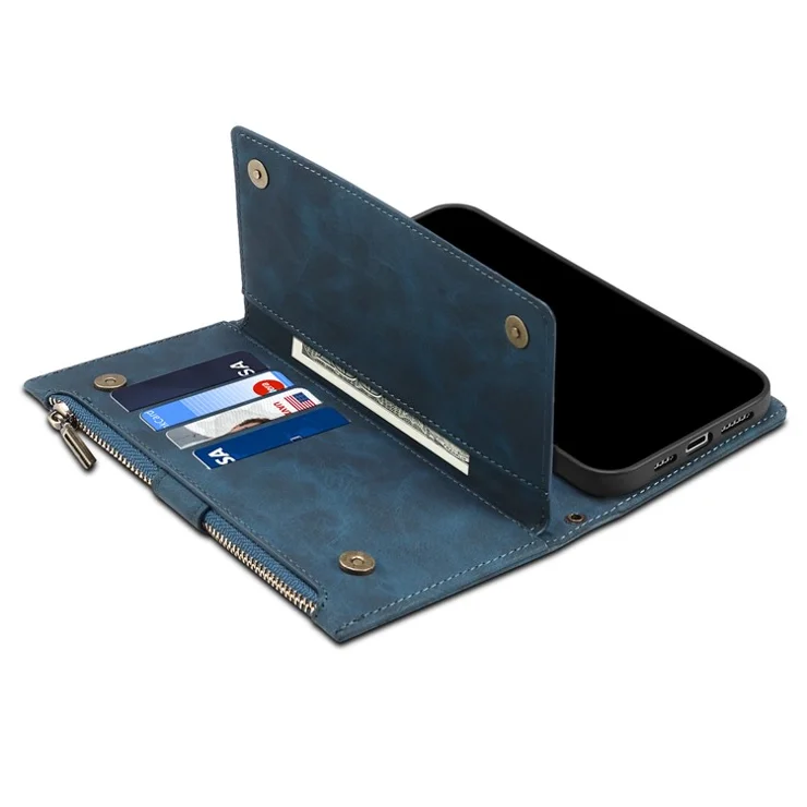 ESEBLE Star Series For Xiaomi Redmi K60 Ultra / 13T / 13T Pro Case Leather Phone Cover Wallet - Blue