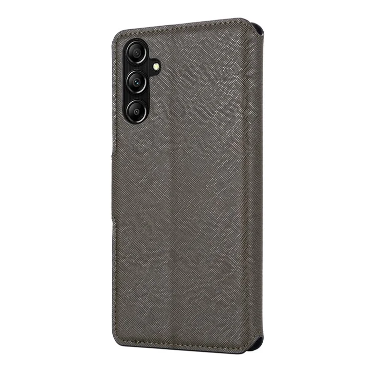 MUXMA MX115 For Samsung Galaxy A25 5G (Global) (161.0 x 76.5 x 8.3mm) Phone Case Leather PU Leather Stand Wallet - Green