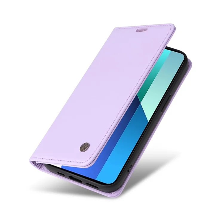 YIKATU YK-001 For Xiaomi Redmi Note 13 4G Case Wallet Phone Cover Magnetic Closing - Light Purple