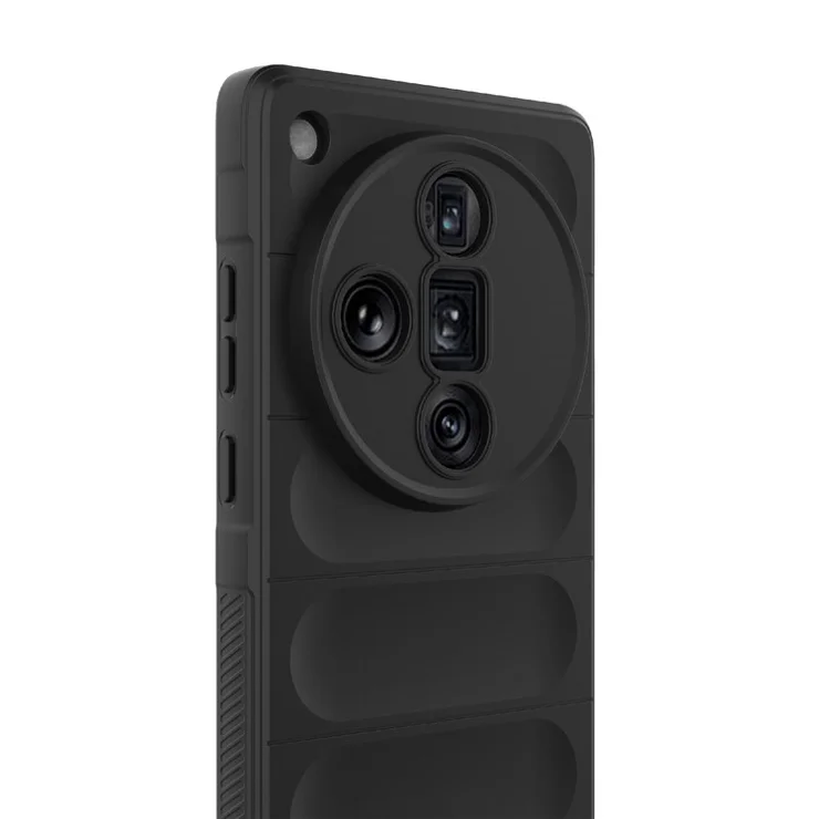 For Oppo Find X7 Ultra TPU Case Anti-Scratch Shockproof Phone Cover - Dark Grey