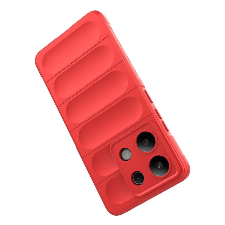 For Xiaomi Redmi Note 13 4G Phone Case TPU Rugged Protective Cover - Red