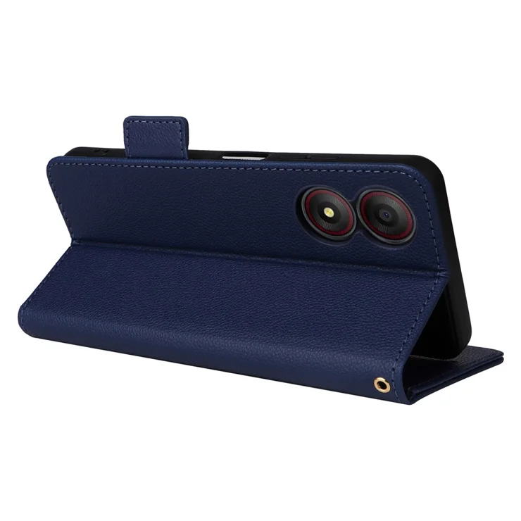 For ZTE Blade A34 Phone Case Leather Litchi Texture Cover with