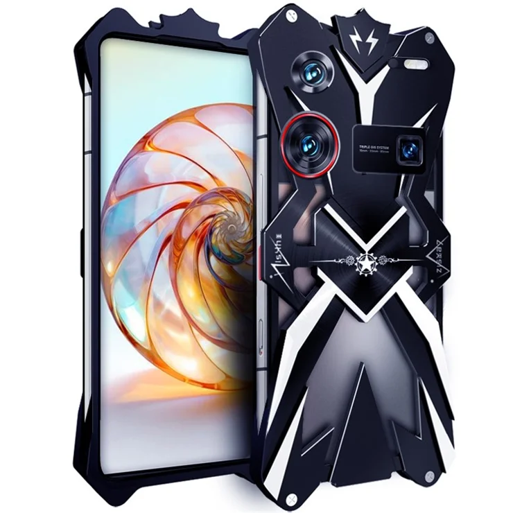 For ZTE nubia Z60 Ultra Case Scratch-Resistant Aluminum Alloy Back Shell - Black