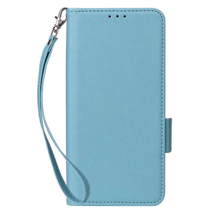 For Xiaomi Redmi Note 13 Pro 4G / Poco M6 Pro 4G / Note 14S 4G Case Wallet Protective Folio Cover - Baby Blue