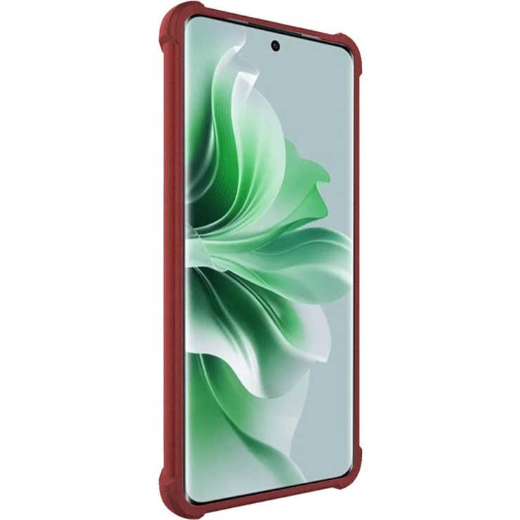IMAK For Oppo Reno11 5G (Global) TPU Case Airbag Corner Matte Finish Phone Cover - Red
