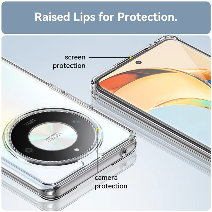 For Honor Magic6 Lite 5G / X50 5G / X50 GT 5G / X50 Pro 5G / X9b 5G Case Clear Phone Back Cover - Transparent