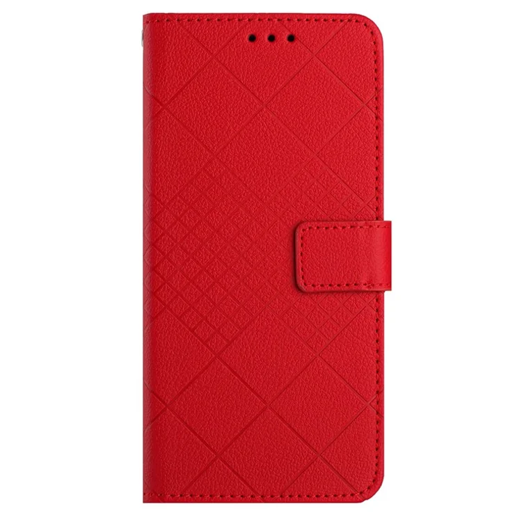 HT06 For Google Pixel 9 / Pixel 9 Pro Case Wallet PU Leather Litchi Texture Phone Cover - Red