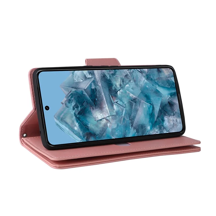 For Google Pixel 8a Case PU Leather Flip Phone Cover with Card - Main Image