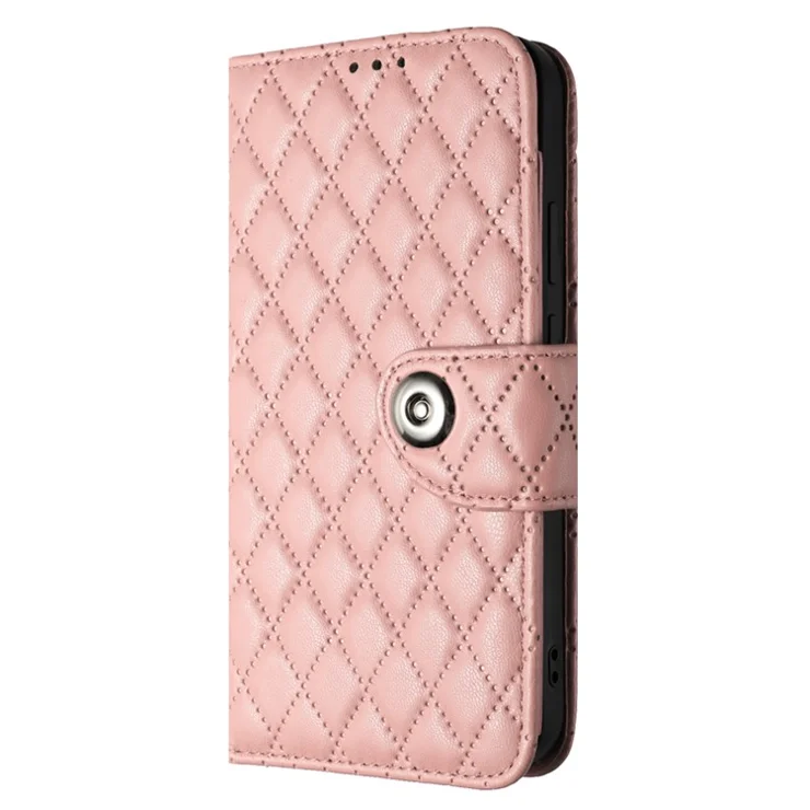 For Motorola Moto G53 5G / G23 4G / G13 4G Leather Case Phone Stand Cover with 7 Card Slots and Hand Strap - Coral