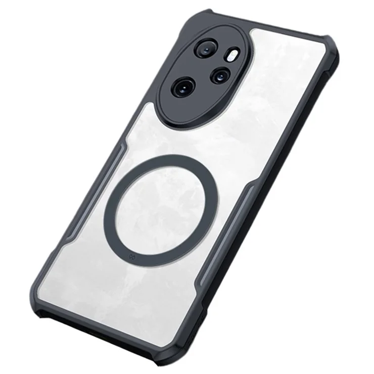 Bulk Purchasing XUNDD For Honor 100 Pro 5G Magnetic Case TPU+Acrylic Hybrid Phone Cover - Laser Texture