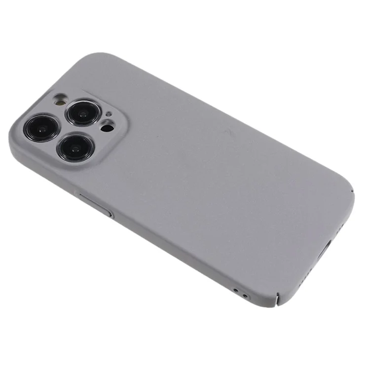 For iPhone 15 Pro Case Matte Hard PC Ultra-slim Cell Phone Cover - Grey