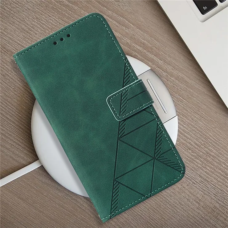 For Oppo A79 5G / A2 5G Leather Case with Hand Strap Wallet Stand Phone Cover - Wine Red