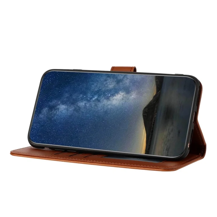For Xiaomi Redmi Note 13 Pro+ 5G Phone Cases Mandala Flower Leather Wallet Mobile Cover with Strap - Coffee