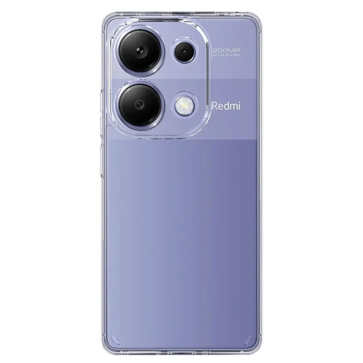 For Xiaomi Redmi Note 13 Pro 4G / Poco M6 Pro 4G Clear Case TPU+Acrylic Back Phone Cover