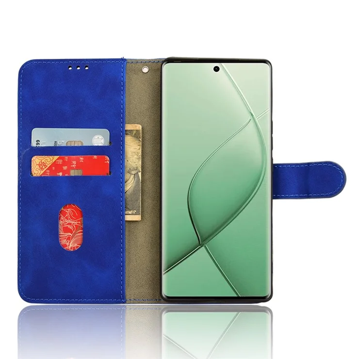 For TECNO Spark 20 Pro+ Case Flip PU Leather+TPU Drop-Resistant Phone Cover - Blue