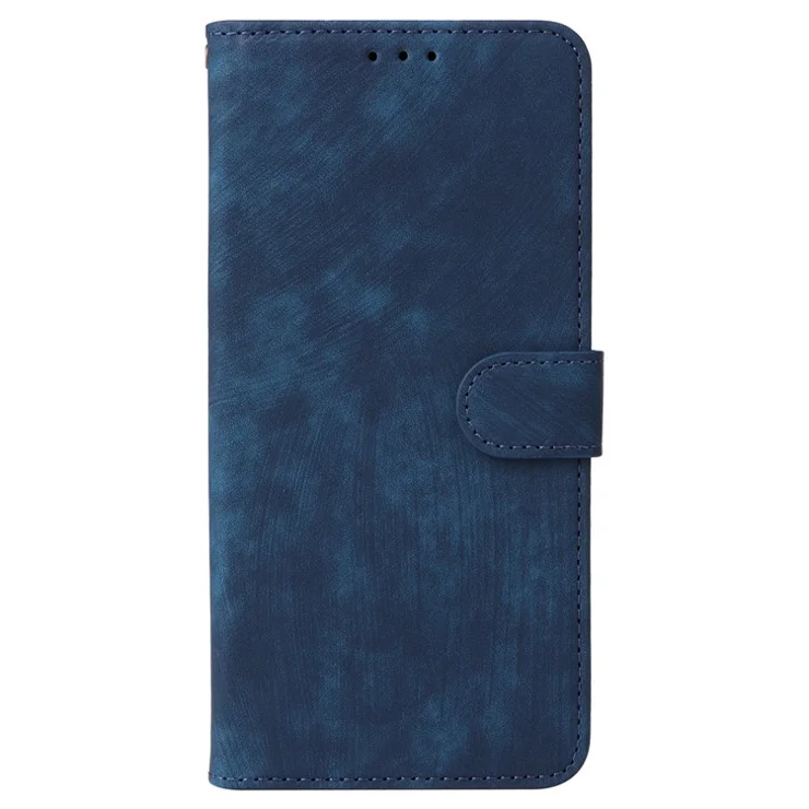 For TECNO Spark 20 Pro+ KJ7 Case with Hand Strap RFID Blocking Wallet Leather Cover - Blue