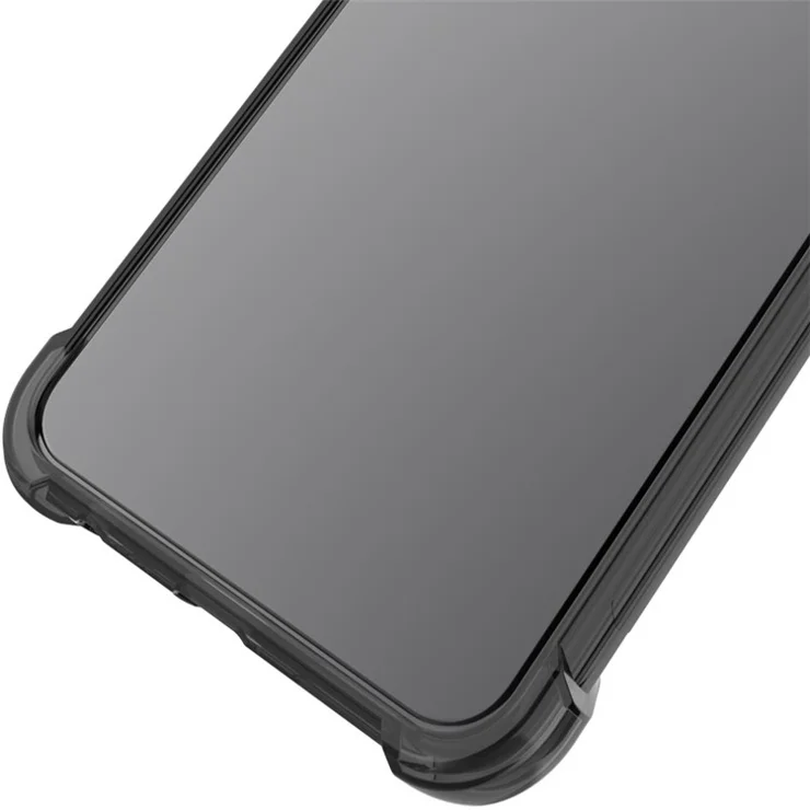 IMAK For Asus Zenfone 11 Ultra 5G Clear Case Airbag Corner Drop-proof TPU Phone Cover - Transparent Black