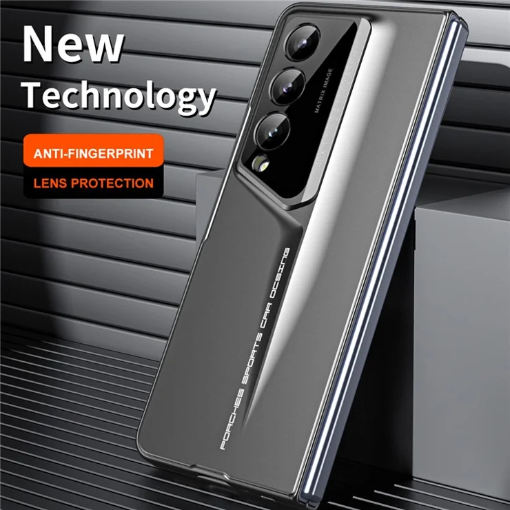 918 Series for Samsung Galaxy Z Fold4 5G PC Phone Case with Stylus and Tempered Glass Film - Tarnish