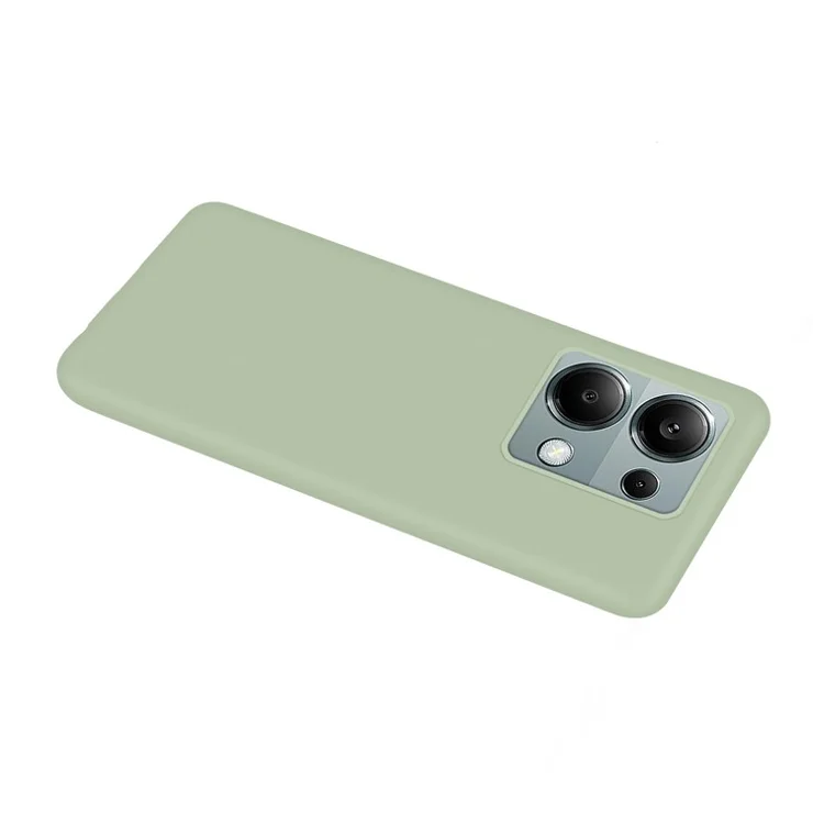 For Xiaomi Redmi Note 13 Pro 4G / Poco M6 Pro 4G Anti-fingerprint TPU Case Matte Cell Phone Cover - Matcha Green