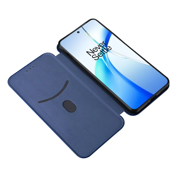 For OnePlus Nord CE4 5G Flip Case Magnetic PU Leather Phone Cover Card Slot - Blue