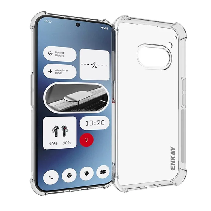 ENKAY HAT PRINCE For Nothing Phone (2a) Plus / Phone (2a) Case Four Corners Reinforced Clear TPU Phone Cover