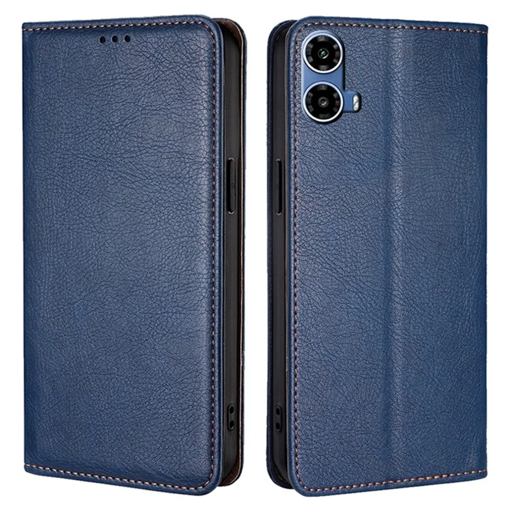 For Motorola Moto G45 5G / G34 5G Leather Case Wallet Cover Mobile Accessories Supplier - Blue
