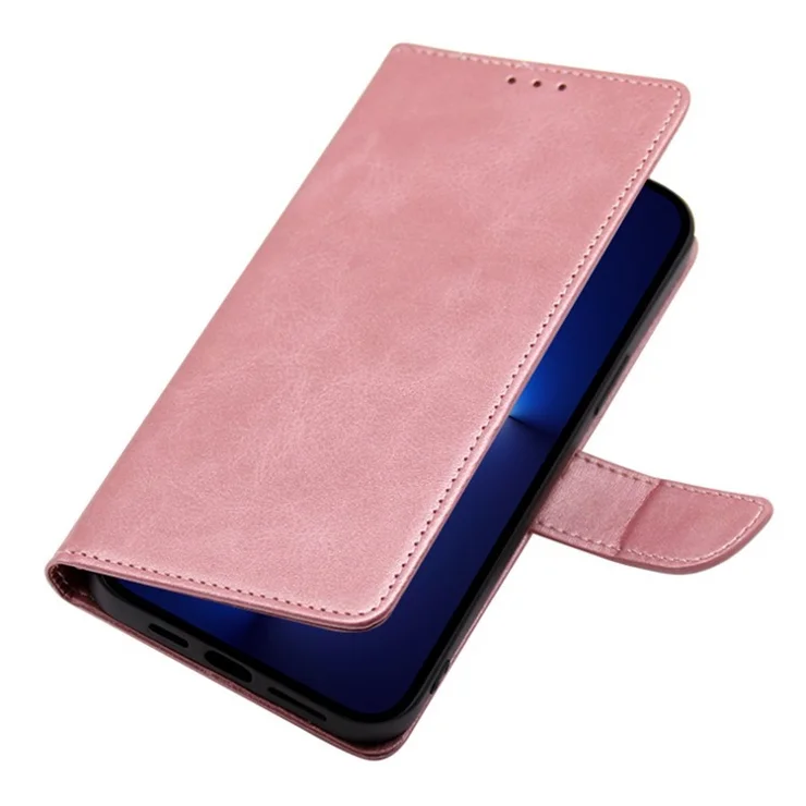 For TECNO Pova 6 Pro 5G Case Calf Texture Leather Phone Cover Mobile Accessories Wholesale - Rose Gold