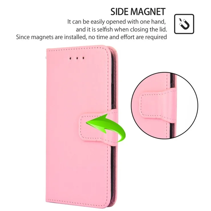 For Samsung Galaxy M15 5G Phone Case Supplier Leather Wallet Protective Cover - Pink