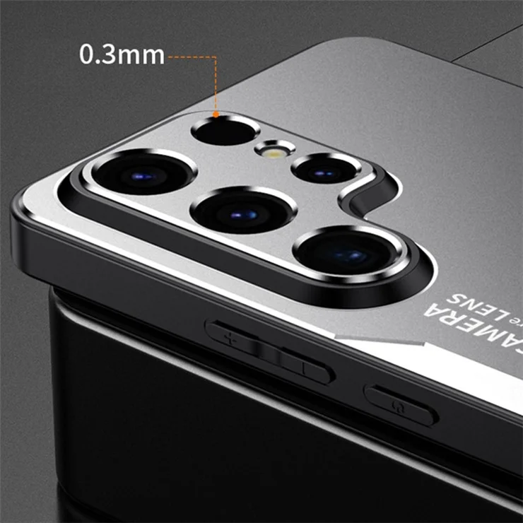 For Samsung Galaxy S23 Ultra Case Military Aluminum Alloy Cover Wholesale Cell Phone Accessories - Gold