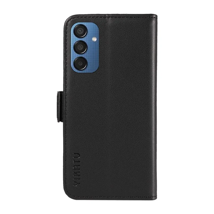 YIKATU YK-003 For Samsung Galaxy M15 5G Case Wallet Leather Cover Side Magnetic Clasp - Black